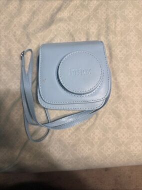 Instax Pale Blue Crossbody Camera Case